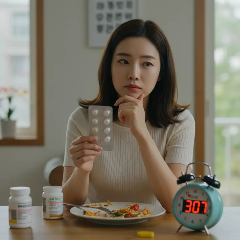 약 복용 시간