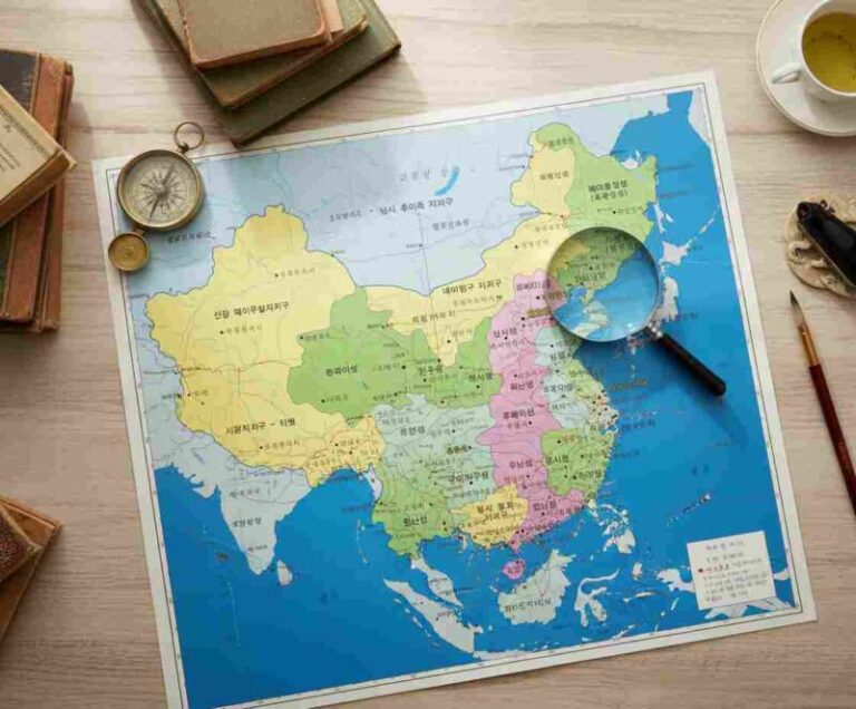 중국지도, 돋보기