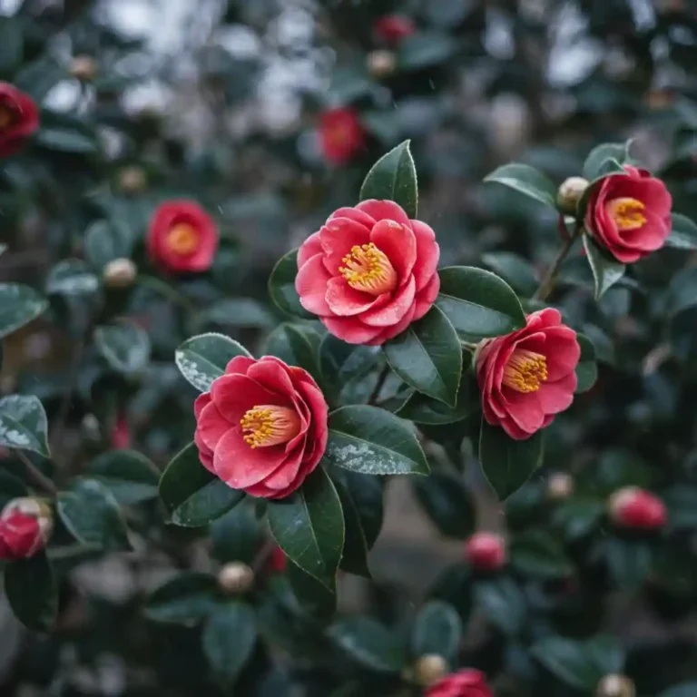 겨울 동백꽃 만개 성공 비법