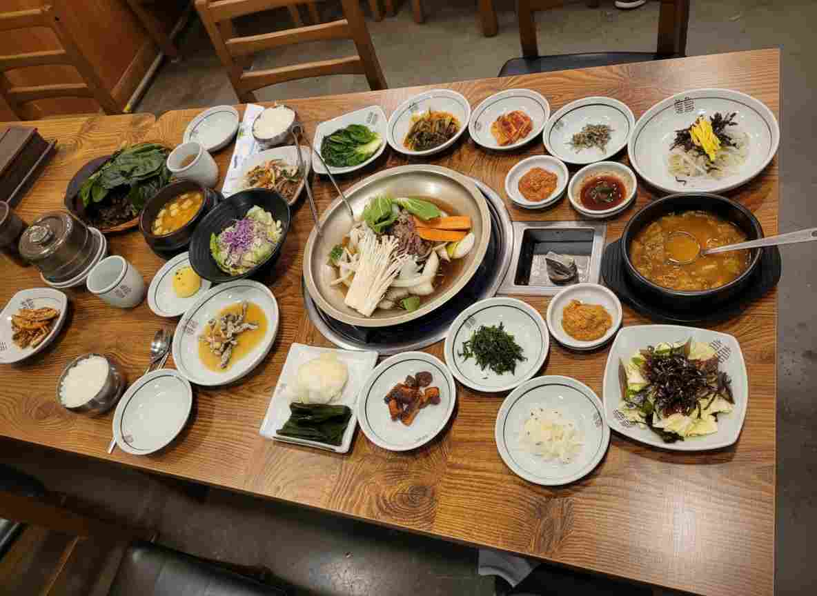 경주 여행 정점 별채반 교동쌈밥