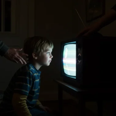 스크린 미디어 중독 경고