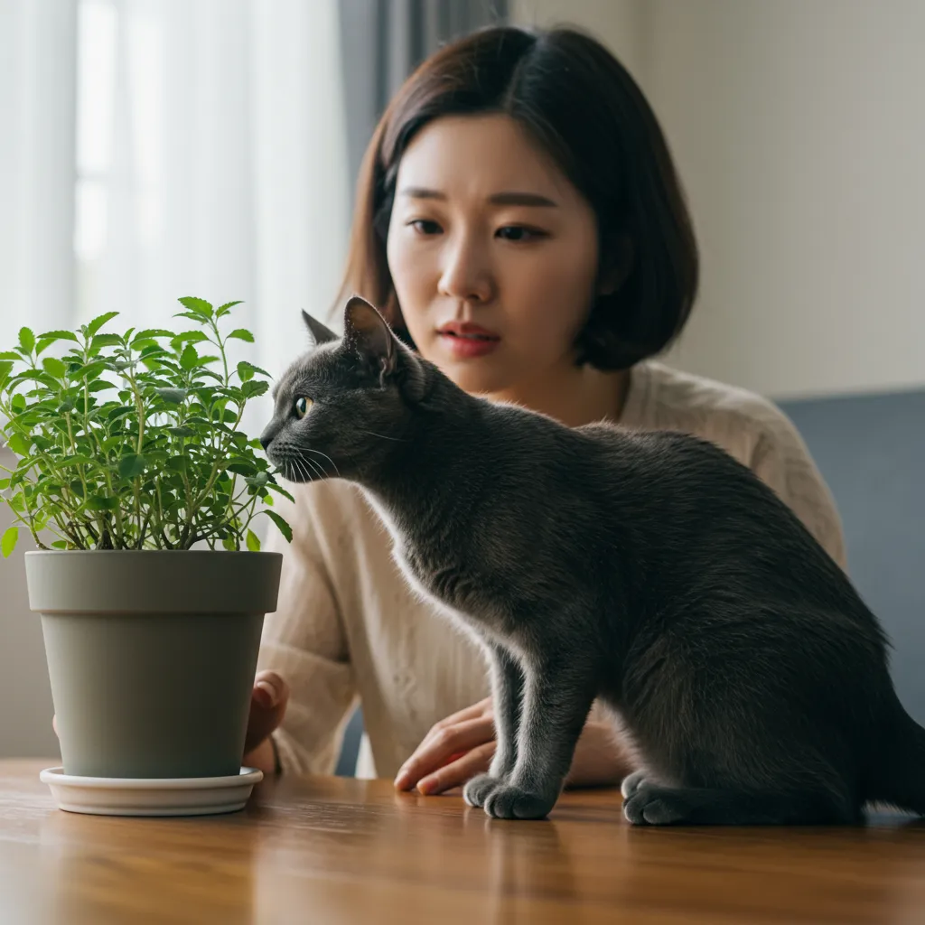 고양이에게 민트와 캣닙은 다르다